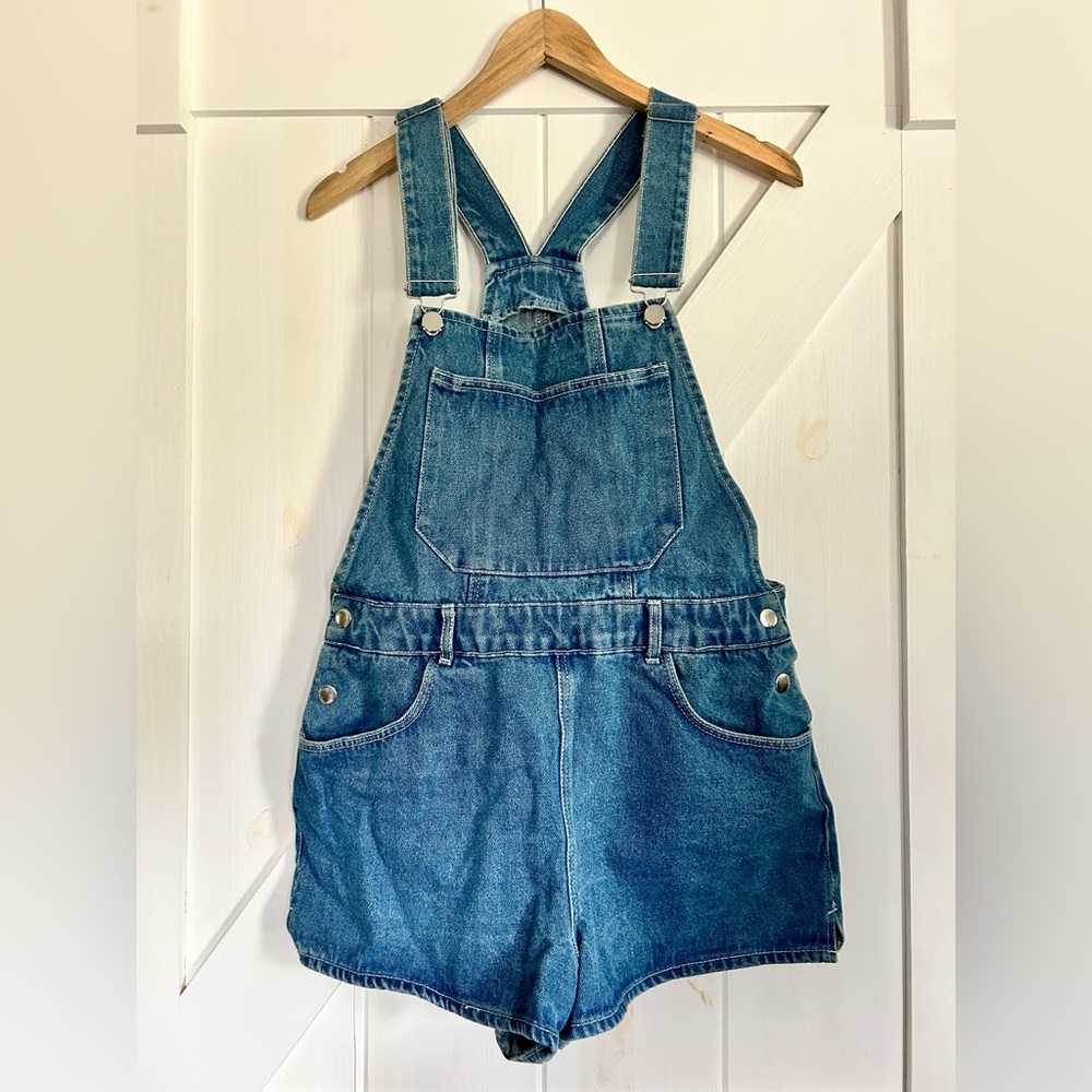 Zara Authentic Jean Short Overalls
